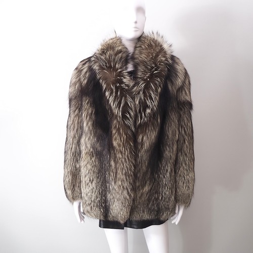 Vintage real silver fox fur - vintage,