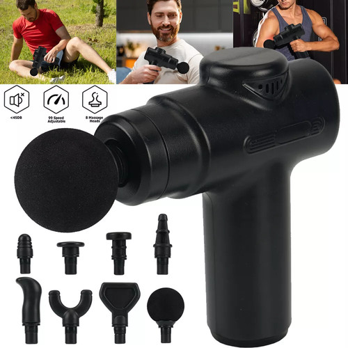 Speeds massage gun lcd deep - massage,
