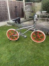 Freestyle chrome bmx bike used