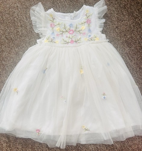 Next girls white embroidered - next,
