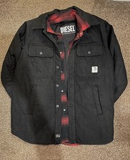 Diesel Black Overshirt Jacket
