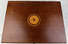 Antique Mahogany Playing Card Box