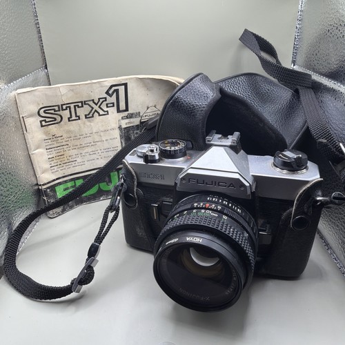 Fujica stx black slr film - fujica,