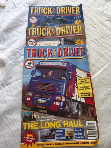 Truck driver magazines - 3, &