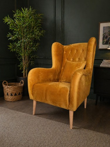 Beau winged back armchair - beau,