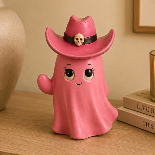 Pink ghost halloween - pink,