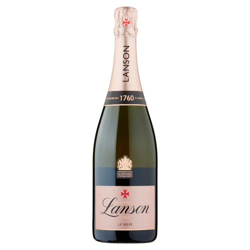 Lanson rose champagne 75cl - rose,