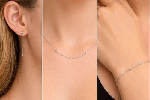 Silver beaded jewellery - beaded,