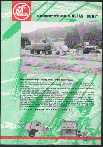 Claas bubi pick up - claas, pick-up