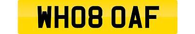 Private number plate - number,