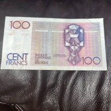 Belgium bank note 100 cent - bank,