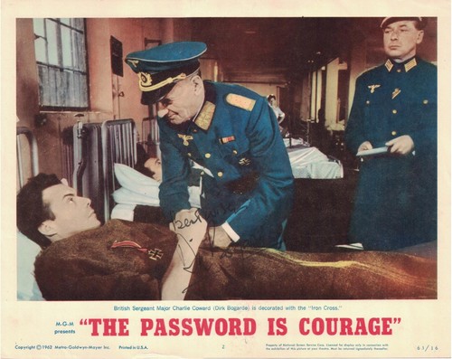 Dirk bogarde autographed - dirk,