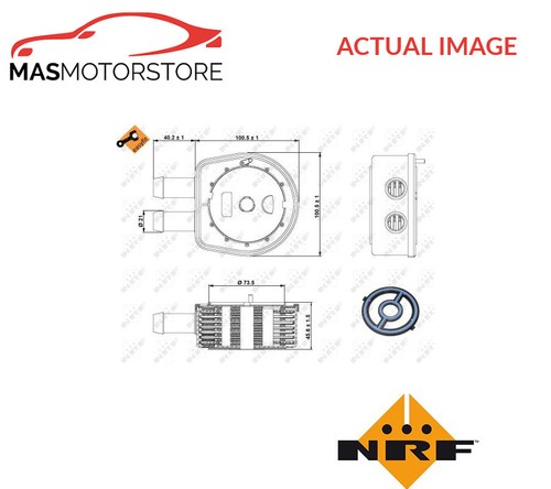 Engine oil cooler nrf - nrf, 31236