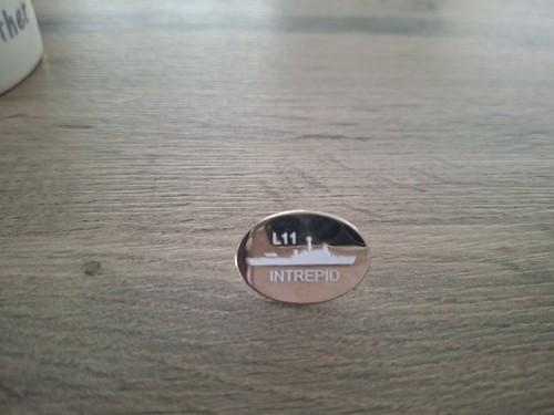 Hms intrepid lapel - intrepid, pin