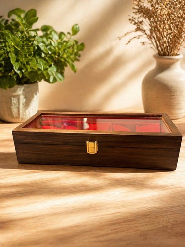 Hand made wooden watch box - hand,