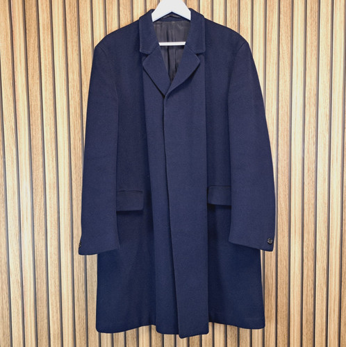 Burton coat overcoat mens navy - overcoat,
