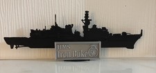 Royal Navy HMS Iron Duke F234 Type 23 Frigate silhouette, Veteran Present