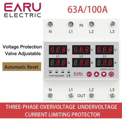 Three phase adjustable - three, over