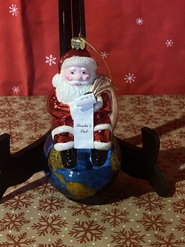 Vintage santa sitting - sitting, top