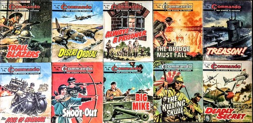 Commando war comic books - comic, 10