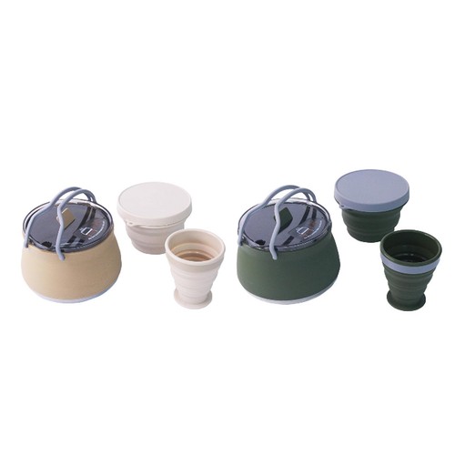 Folding camping kettle - camping, coffee
