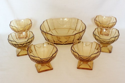 Art deco amber - deco, glass
