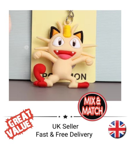 Pokemon meowth rubber - pokemon,