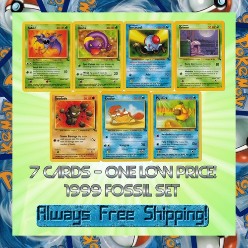 1999 pokemon original fossil - original,
