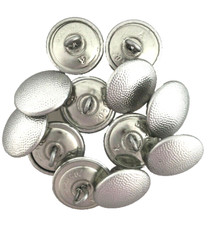 WWII German Army Tunic buttons 20.5mm Pack of 12 aluminium pebbled buttons