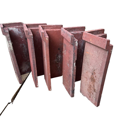 Reclaimed red clay angled - 5,
