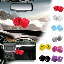 Fuzzy dice for car - for, pair