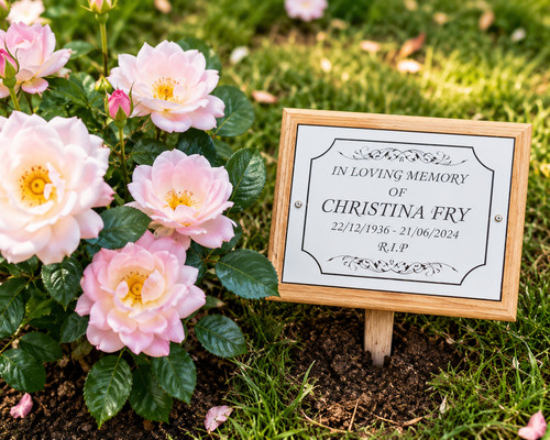 Mum memorial plaque - memorial,