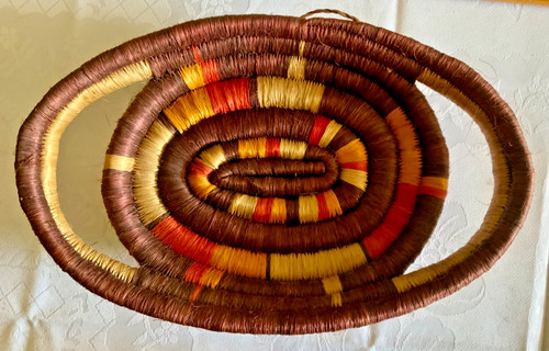 Oval hand woven african - oval,