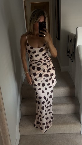 Rat boa inspired maxi dress - &,