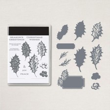Leaves holly metal - of,