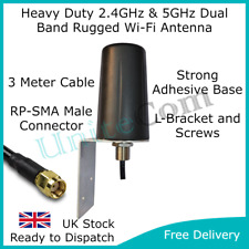 Wi-Fi 2.4 & 5G Rugged Antenna