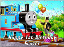 Thomas The Tank Engine Personalised Cake Topper Edible Wafer Paper A4 Decoration