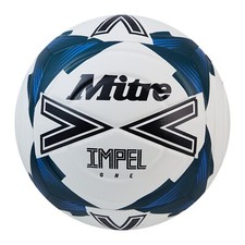 Mitre Impel One White Black Blue Training Quality Football - Free P&P