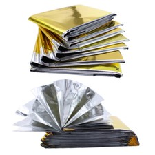 Large Emergency Thermal Insulating Foil Space Blankets First-Aid Camping Hiking