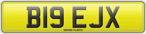 Big reg b19 ejx - ejx, plate