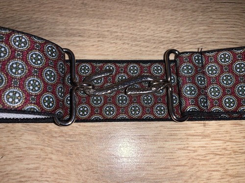 Elasticated snake belt red - elasticated,