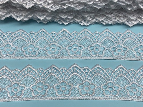 10m gpo lace trim - gpo, white