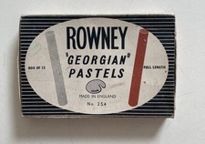 Vintage 50s /60s Rowney “Georgian” Pastels No 254 See Photos