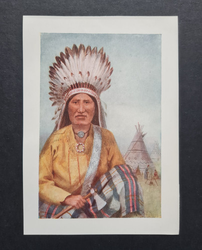 Antique 1907 print native - print,