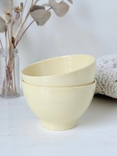 Vintage Wood and Sons Sugar Bowls in Yellow Jasmine Glaze