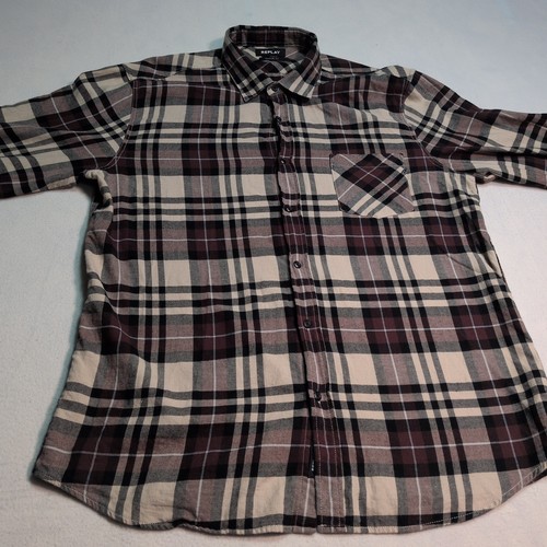 Replay mens plaid - replay,