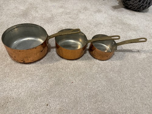Vintage set french copper - vintage, 3