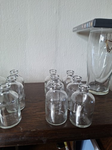 Vintage medicine bottles empty - medicine,