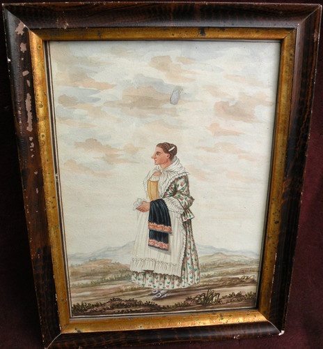 American folk art circa 1840