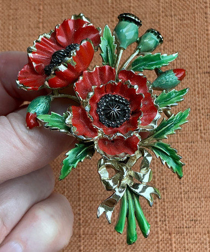 Vintage exquisite poppies - vintage,